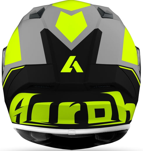 CASCO AIROH HELMET VALOR WINGS YELLOW MA